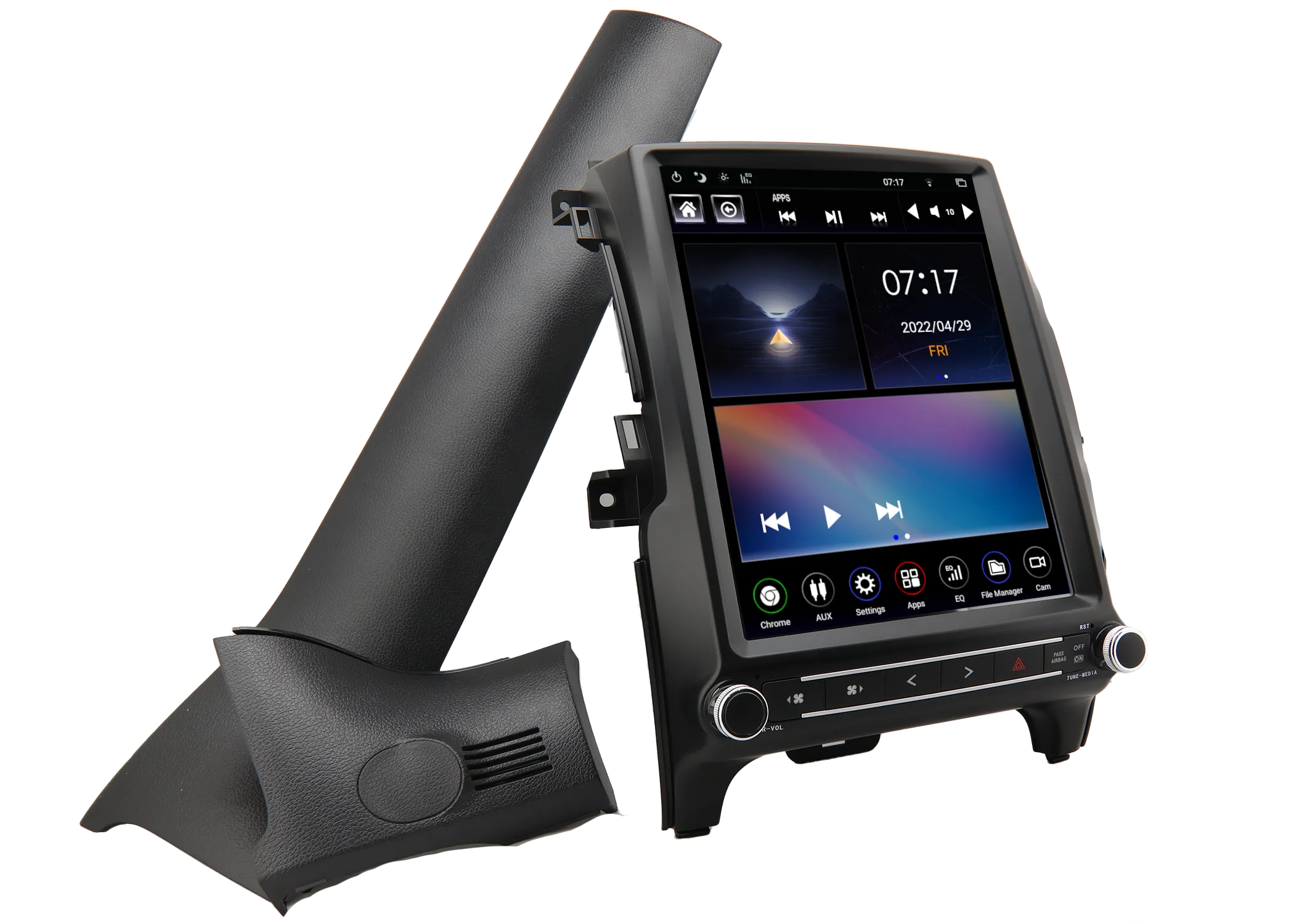 LinksWell TS-FDRG12-1RR-5B - 2018-UP FORD RANGER GENERATION 5 T-STYLE RADIO