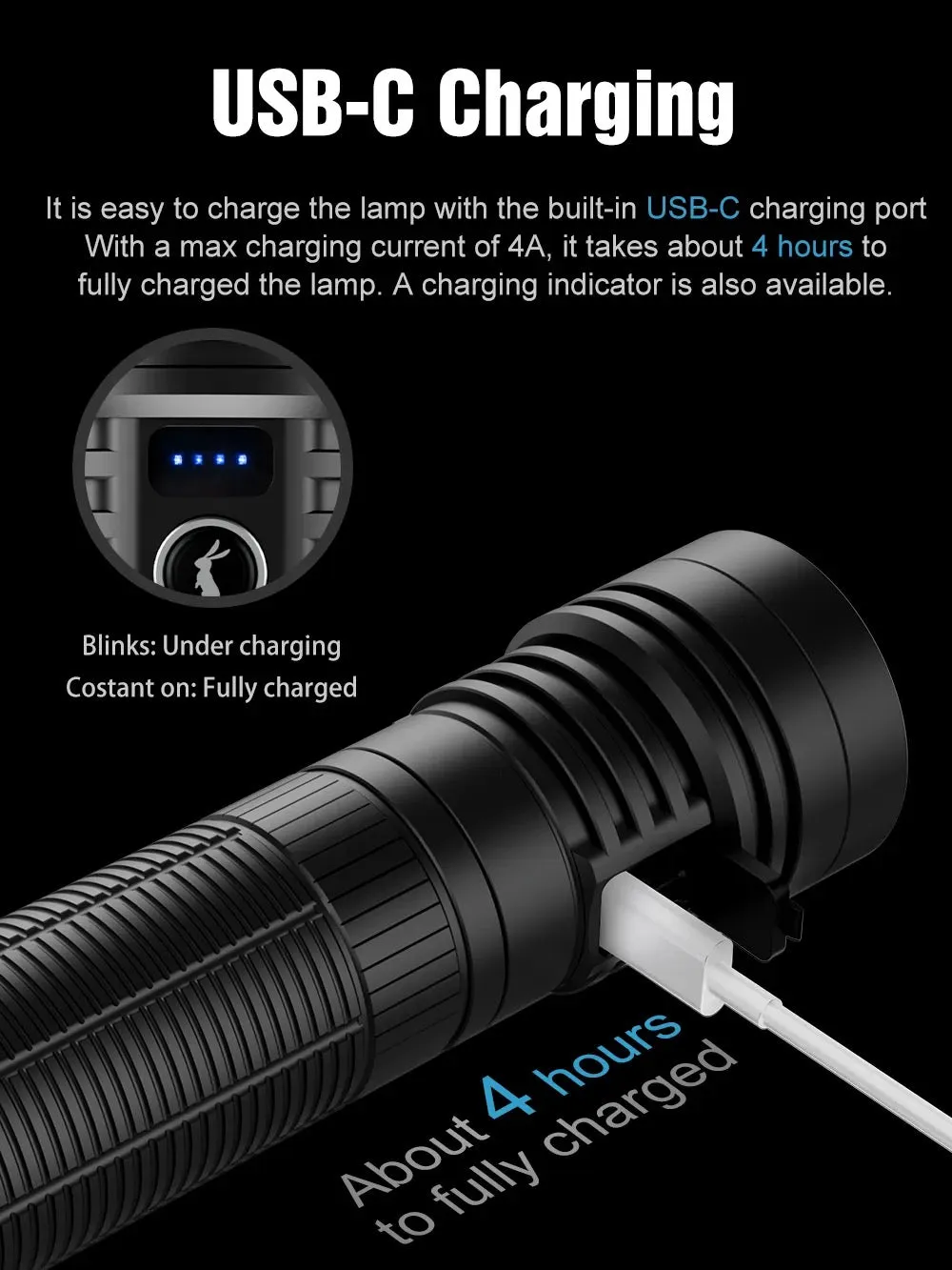 Lumintop DF1 PRO Long Run-Time 10,000 Lumen Rechargeable LED Flashlight 1 * 33140 Battery Included