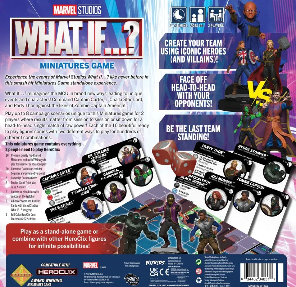 Marvel Studios Disney Plus What If...? Miniatures Game