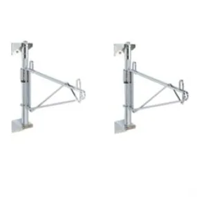 Metro SW46C Wall Mount End Unit Kit, Supports Four 21" Shelf Levels