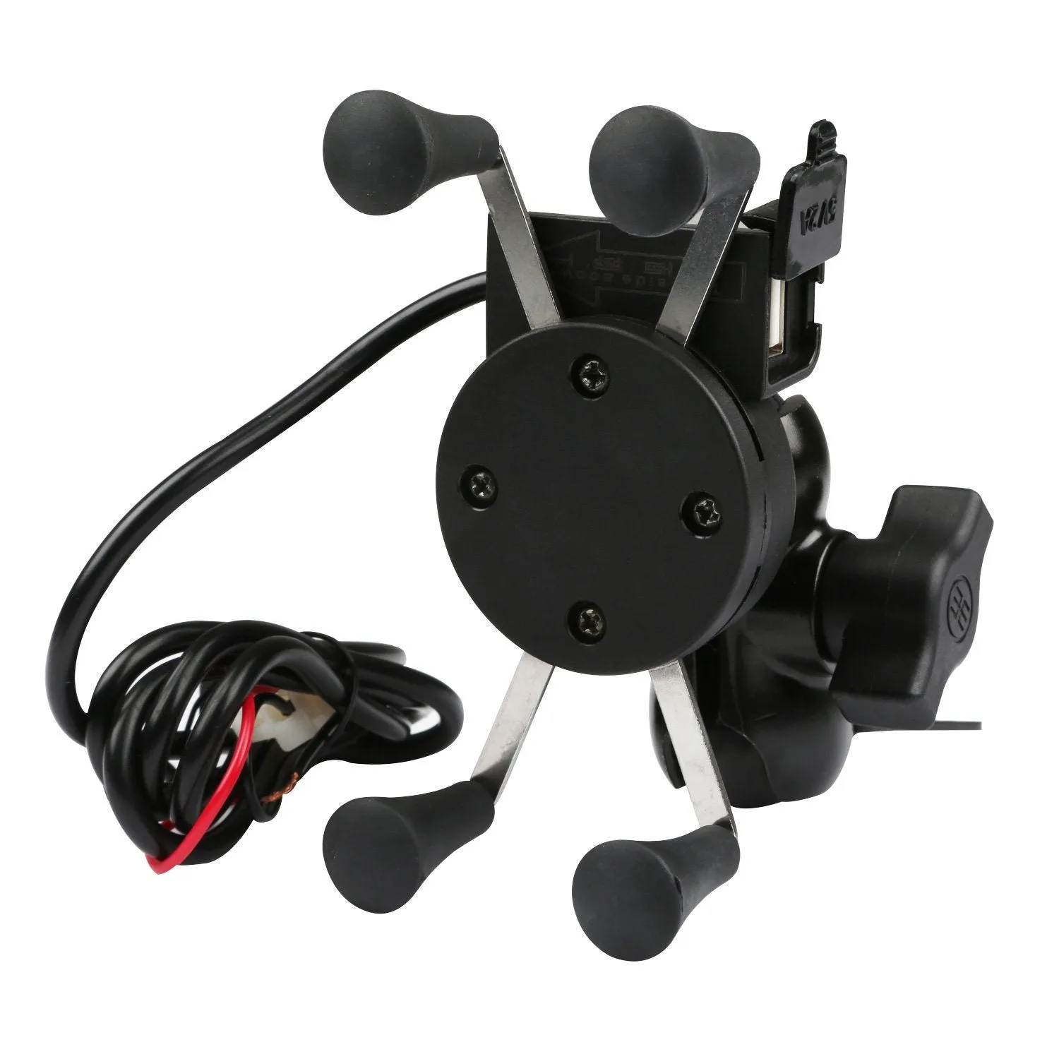 Motorcycle Handlebar Mount Holder with USB Charger