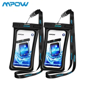 Mpow IPX8 Waterproof Bag Case Universal 6.5 inch Mobile Phone Bag Swim Case Take Photo Under water For iPhone Xs Samsung Huawei
