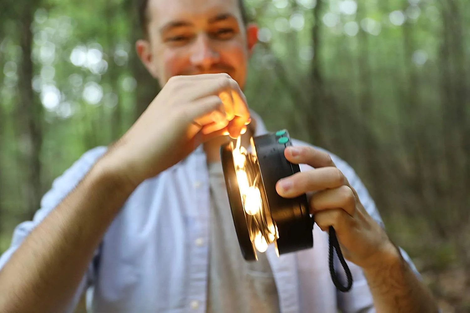 MPOWERD Luci Solar String Lights & Mobile Charger