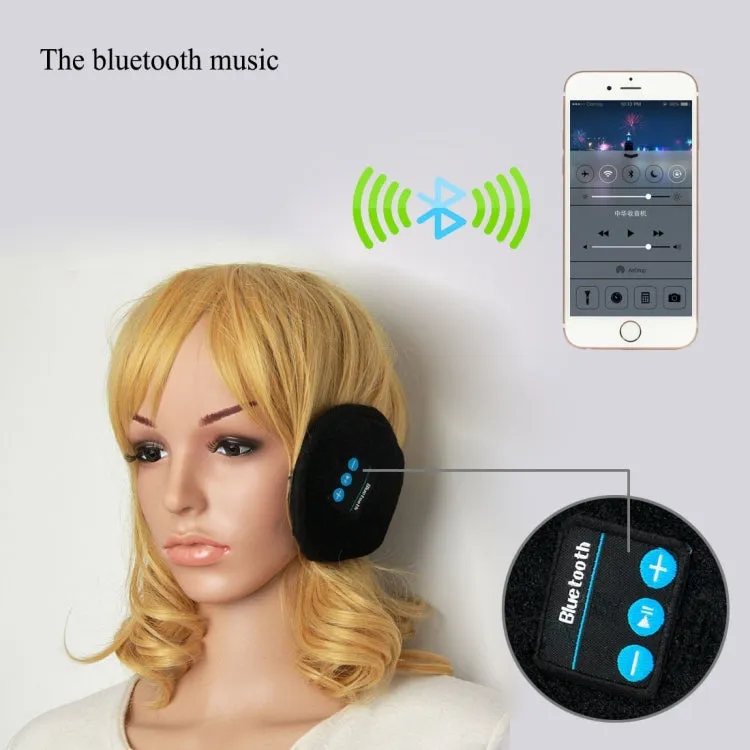 My-Call Bluetooth V3.0 Headset Warm Winter Earmuff for iPhone 6 & 6s / iPhone 5 & 5S / iPhone 4 & 4S and Other Bluetooth Devices(Black)