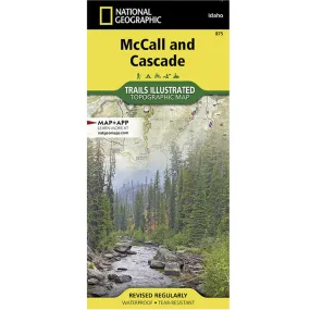 National Geographic McCall and Cascade Map