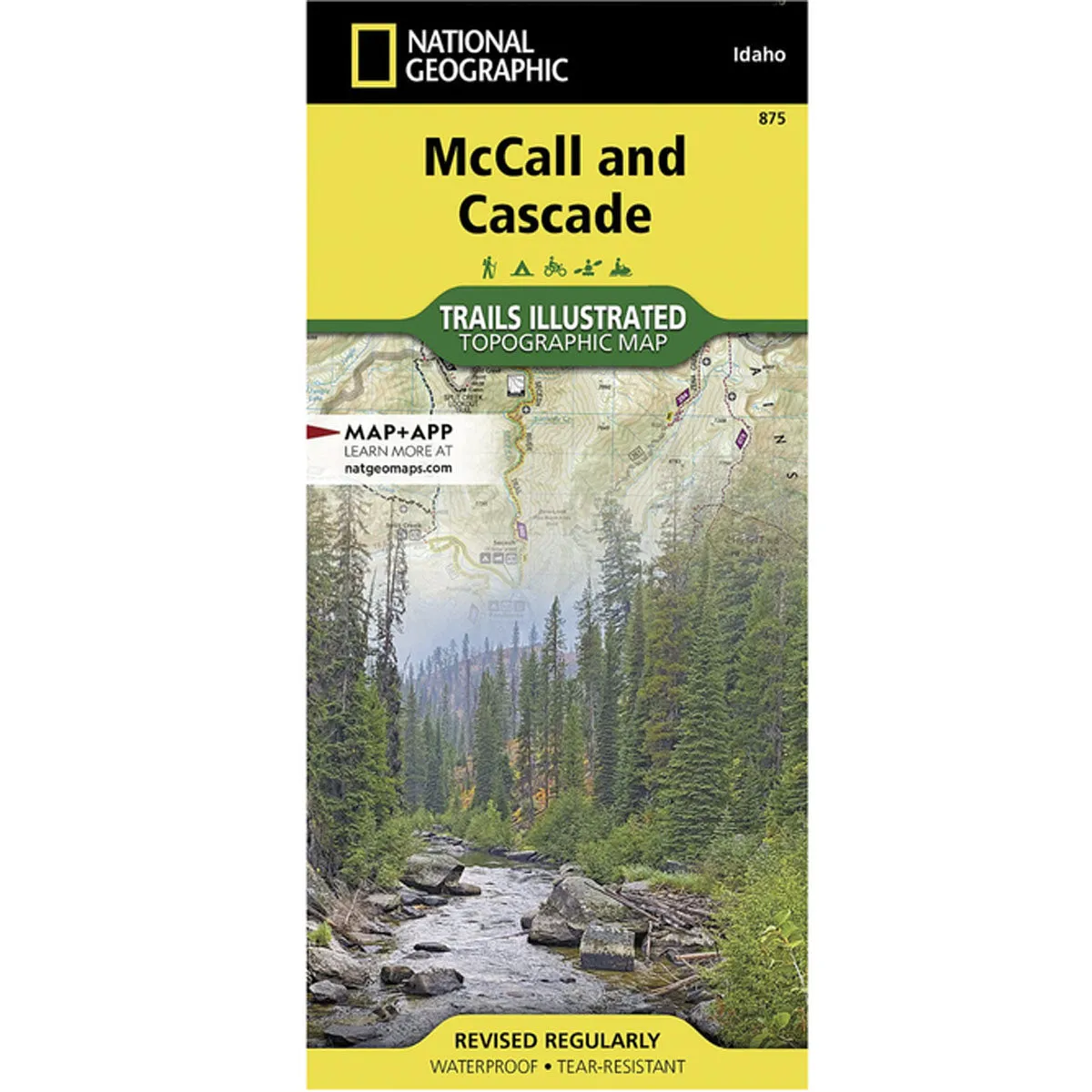 National Geographic McCall and Cascade Map