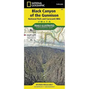 National Geographic Trails Illustrated Black Canyon of the Gunnison National Park Map [Curecanti National Recreation Area]