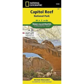 National Geographic Trails Illustrated Capitol Reef National Park Map