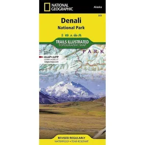 National Geographic Trails Illustrated Denali National Park and Preserve Map