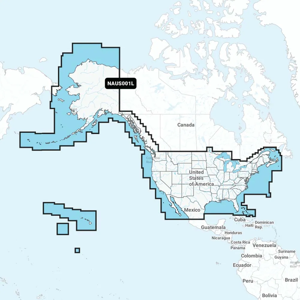 Navionics NAUS001L - U.S. & Coastal Canada - Navionics 