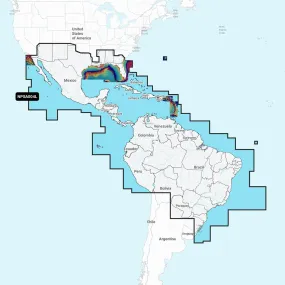 Navionics Platinum  NPSA004L - Mexico, Caribbean to Brazil [010-C1364-40]