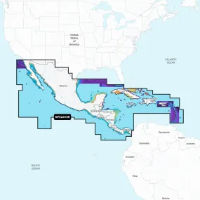 Navionics Platinum  NPSA010R - Central America  Caribbean
