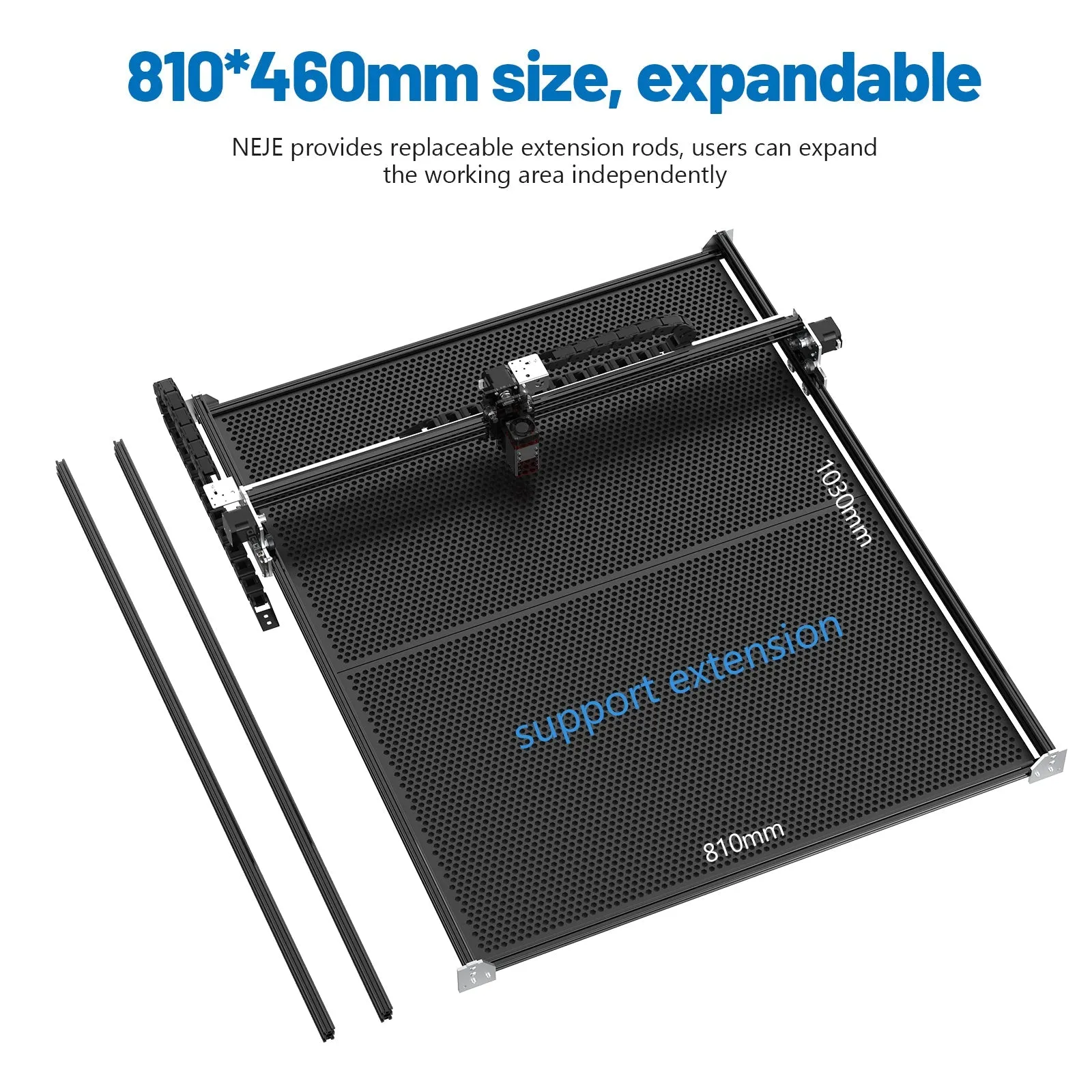 NEJE 3 MAX: LARGE AREA PROFESSIONAL DIODE LASER ENGRAVER AND CUTTTER