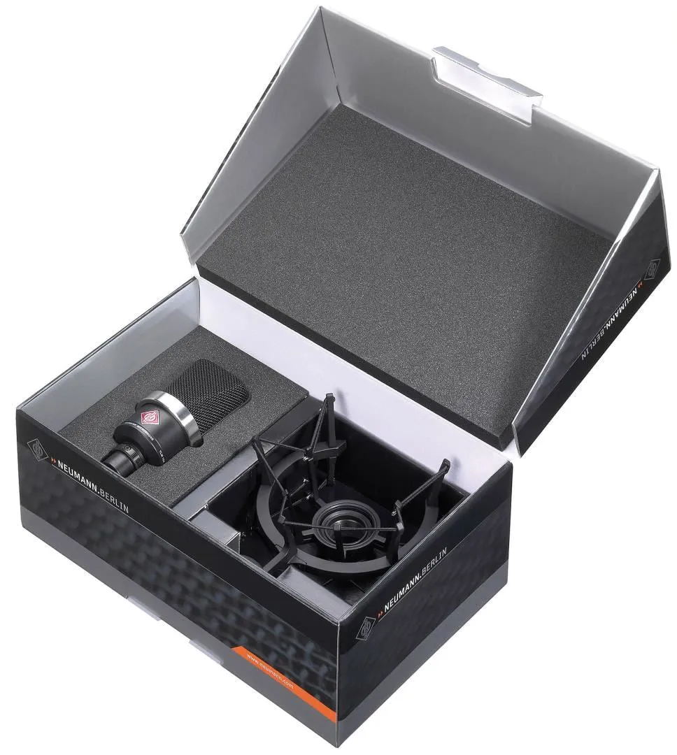 Neumann TLM 107 Studio Set Large Diaphragm Microphone - Black