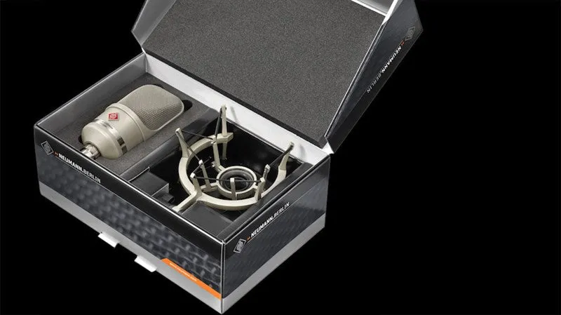 Neumann TLM 107 Studio Set Large Diaphragm Microphone - Nickel