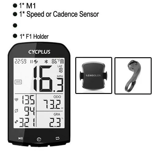 NEW GPS Bicycle Computer Bike Speedometer M1 Cycling ANT  Cadence Sensor Heart Rate Monitor For Garmin Bryton IGPSPORT Wahoo