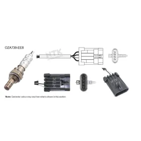 NTK Oxygen Sensor - OZA739-EE8