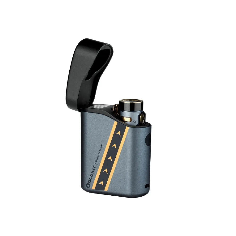 Olight Baton 4 Premium 1300 Lumen Rechargeable EDC Flashlight w/ Charging Case - Fighter Pilot