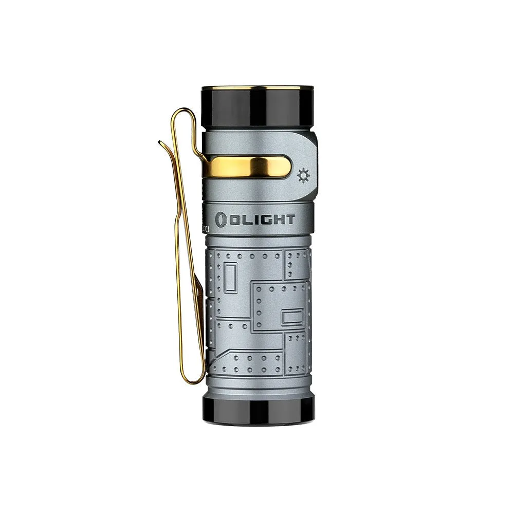 Olight Baton 4 Premium 1300 Lumen Rechargeable EDC Flashlight w/ Charging Case - Fighter Pilot