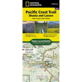Pacific Crest Trail: Shasta and Lassen Map