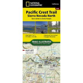 Pacific Crest Trail: Sierra Nevada North Map