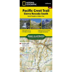 Pacific Crest Trail: Sierra Nevada South Map
