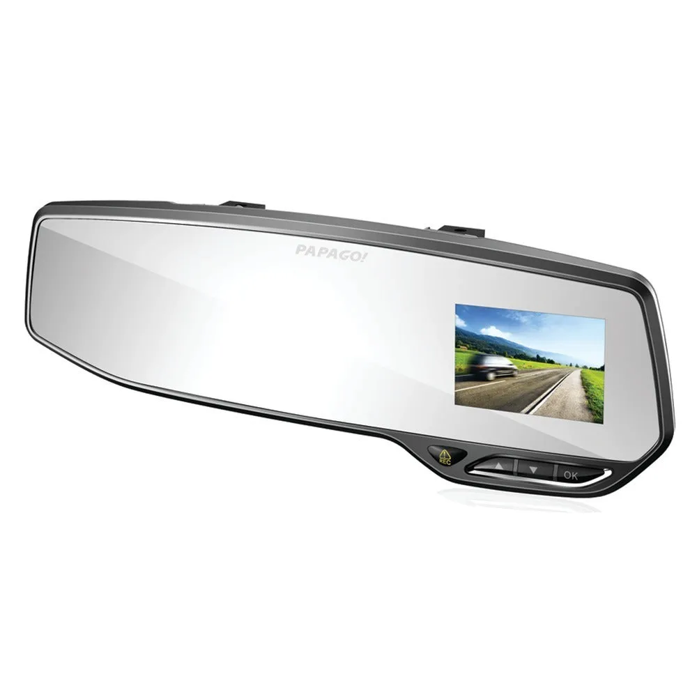 Papago GS2688G GoSafe 268 Full HD Dash Cam Mirror with 8GB microSD(TM) Card