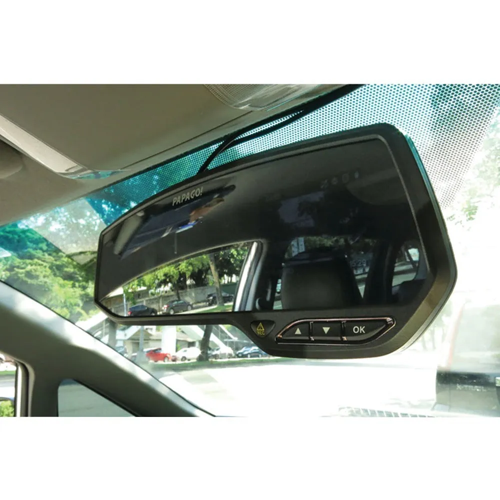 Papago GS2688G GoSafe 268 Full HD Dash Cam Mirror with 8GB microSD(TM) Card