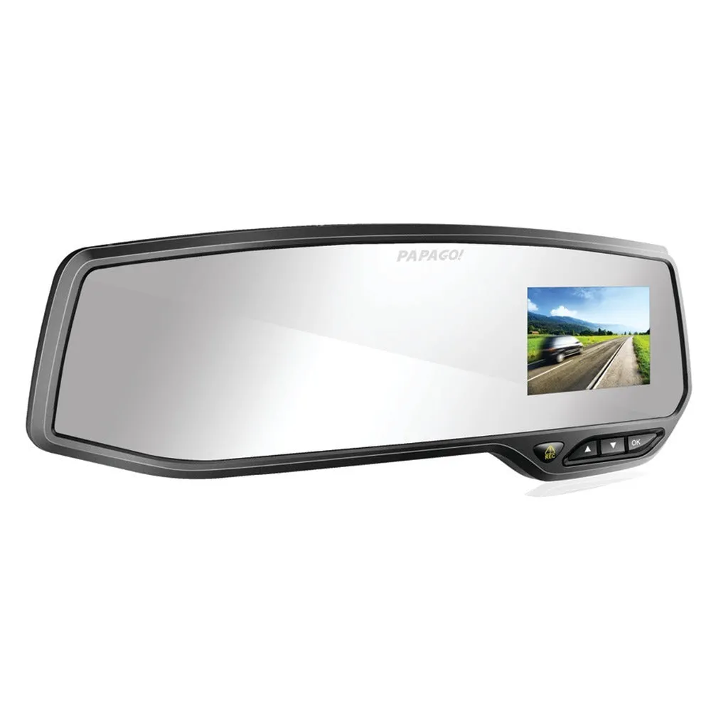 Papago GS2688G GoSafe 268 Full HD Dash Cam Mirror with 8GB microSD(TM) Card