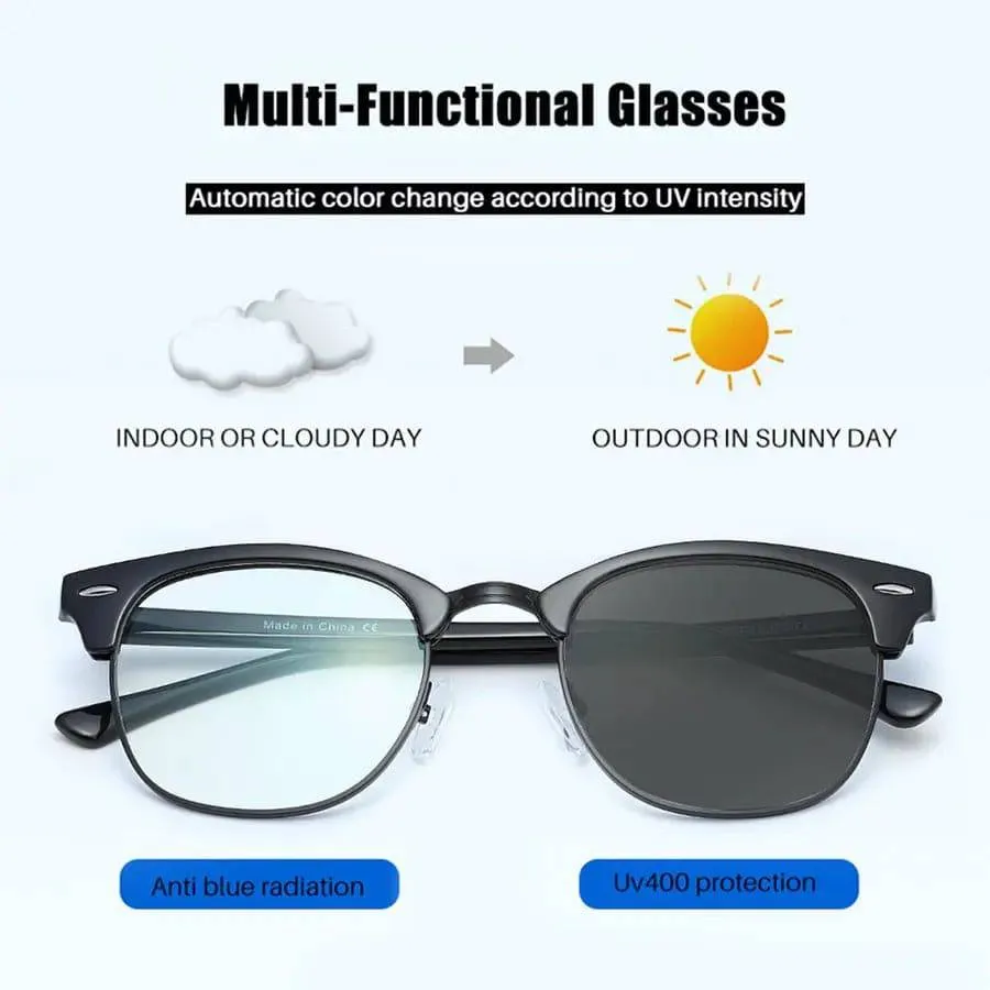 Photochromic Blue Light Glasses