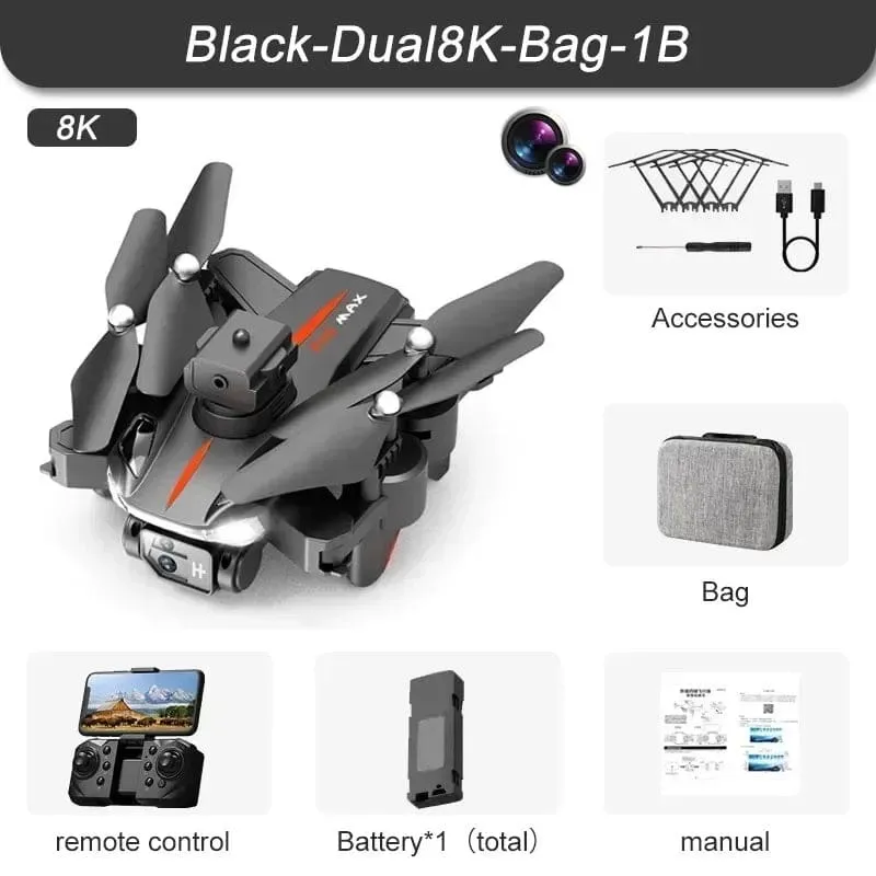 Pro Max Foldable Quadcopter Drone with Gps and Obstacle Avoidance