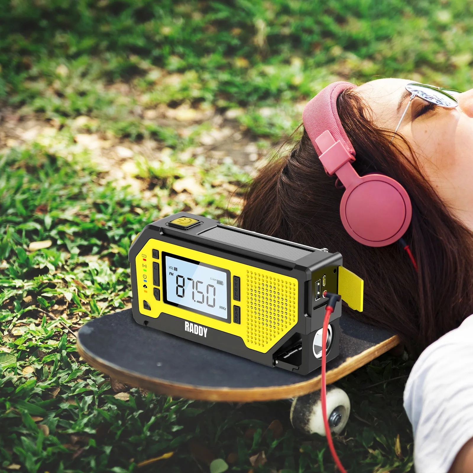 Raddy NW3 Emergency Weather Radio | NOAA Alert | Hand Crank Solar Power [DISCONTINUED]