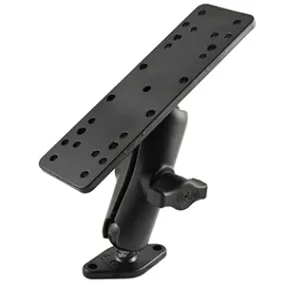 RAM Mount 1in Ball Mount with 6.25in X 2in Rectangle Base and Diamond Base