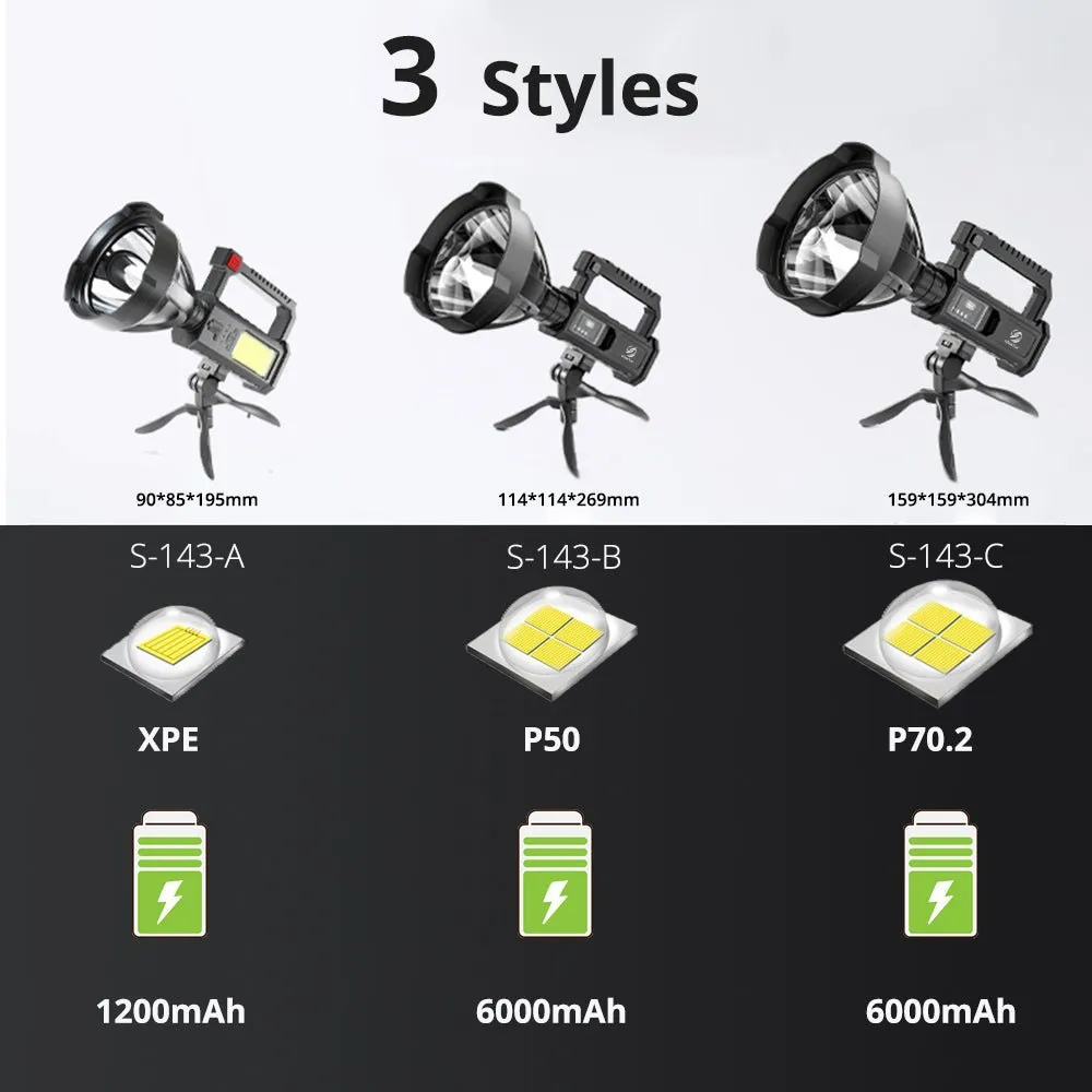 Rechargeable Handheld Spotlight Flashlight