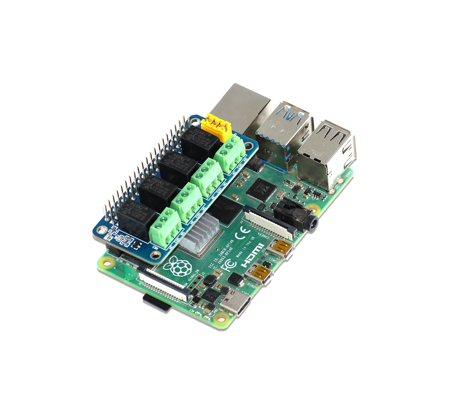 Relay 4 Zero - 4 Channel 3V Relay Board for Raspberry Pi