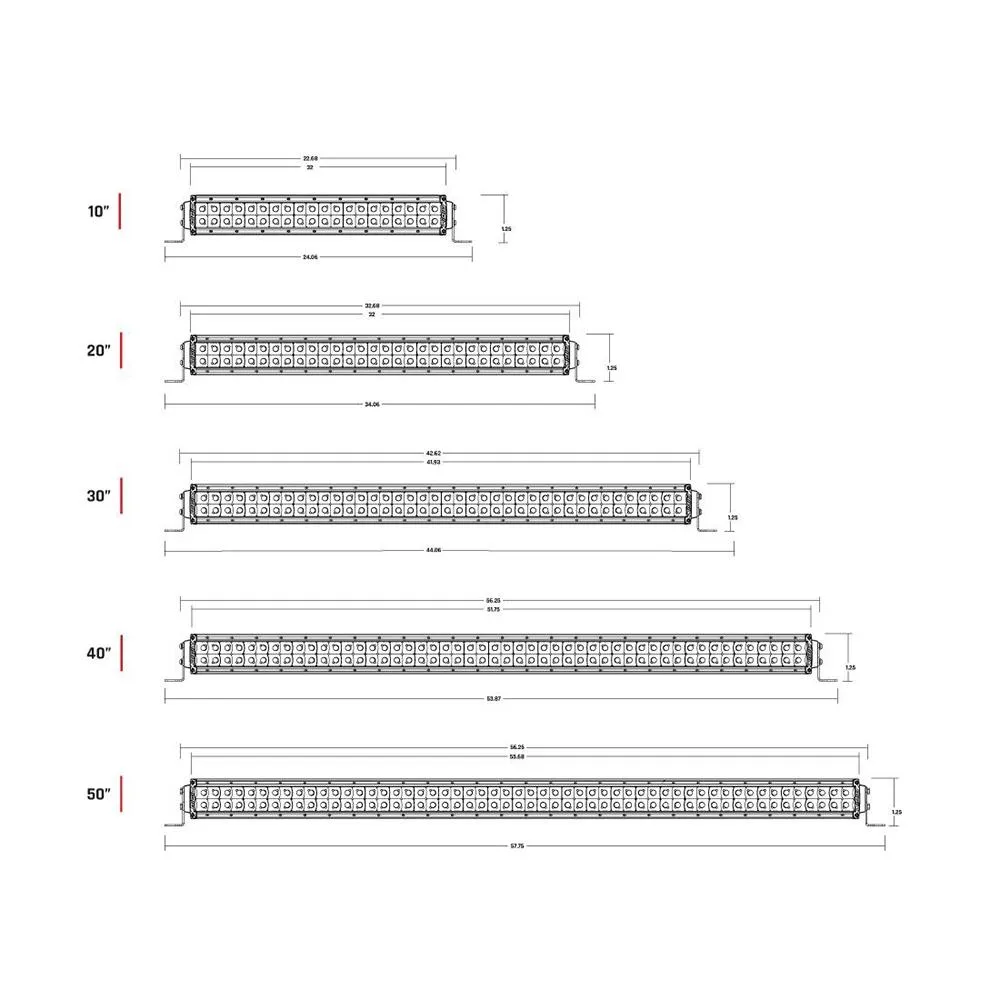 RIGID Industries 876213 RDS-Series PRO 54″ Curved LED Light Bar Spot - White