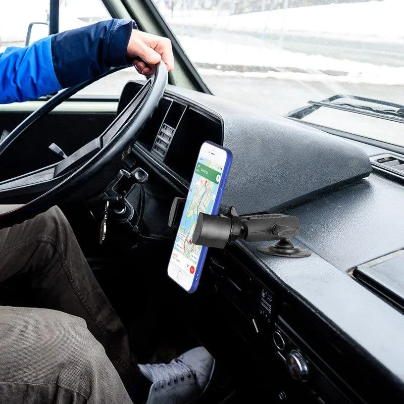 RoadVise® Phone Holder with Adhesive Car or Truck Mount