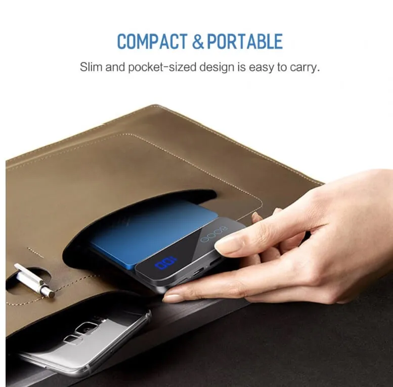 ROCK Wireless Power Bank 8000mAh