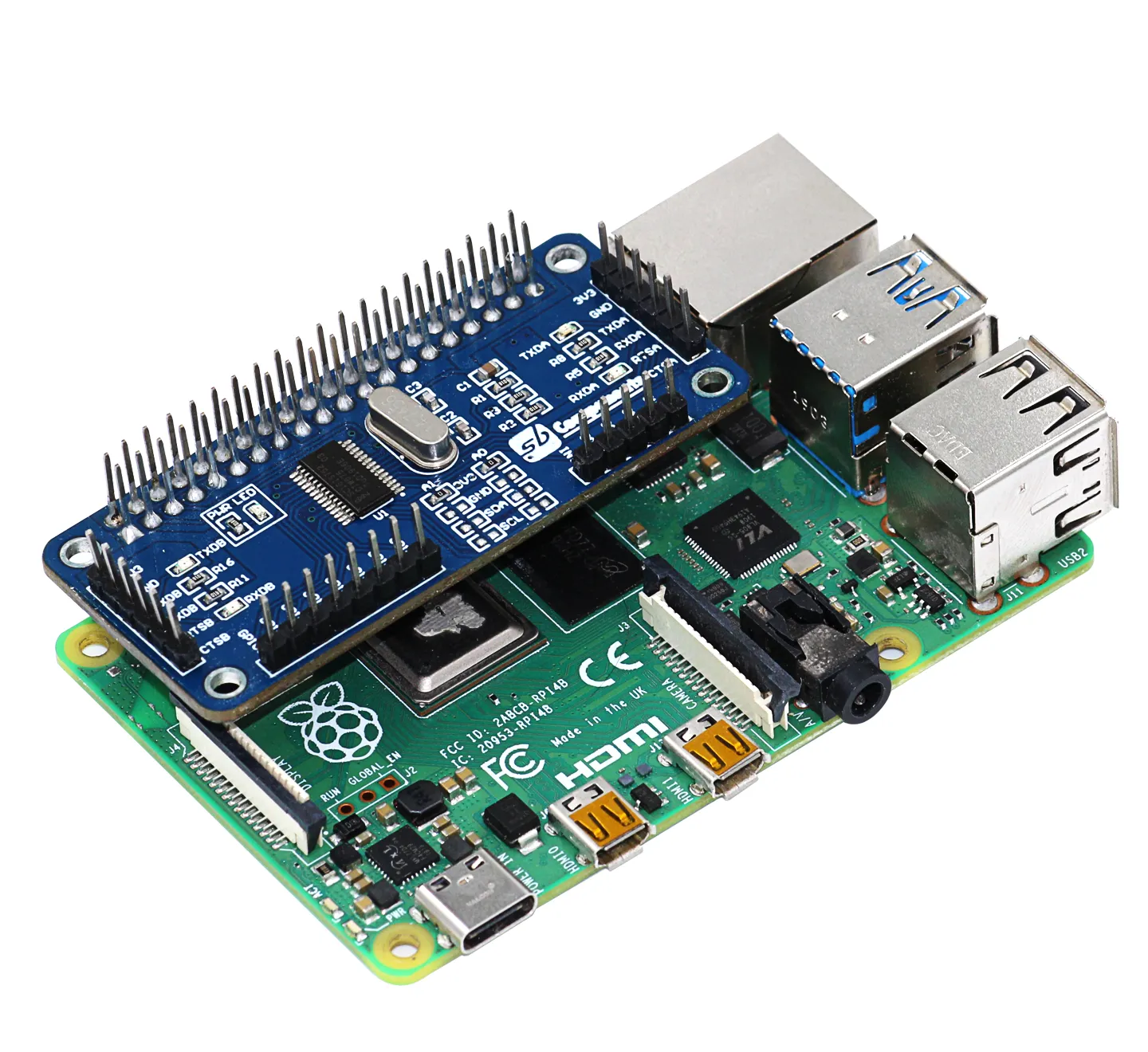 Serial Expansion HAT for Raspberry Pi