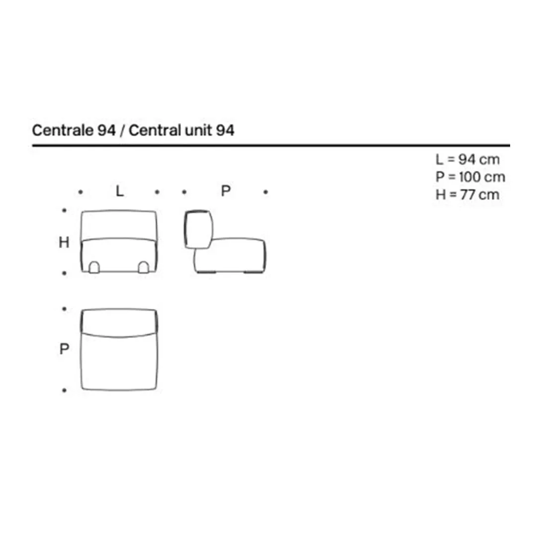 Simposio Sofa Modules - Central Units