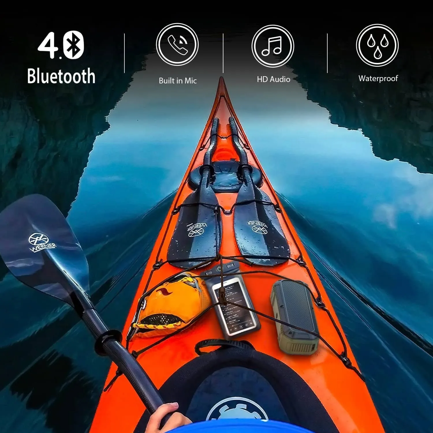 SK-M8 IP64 Outdoor Waterproof Wireless bluetooth speaker