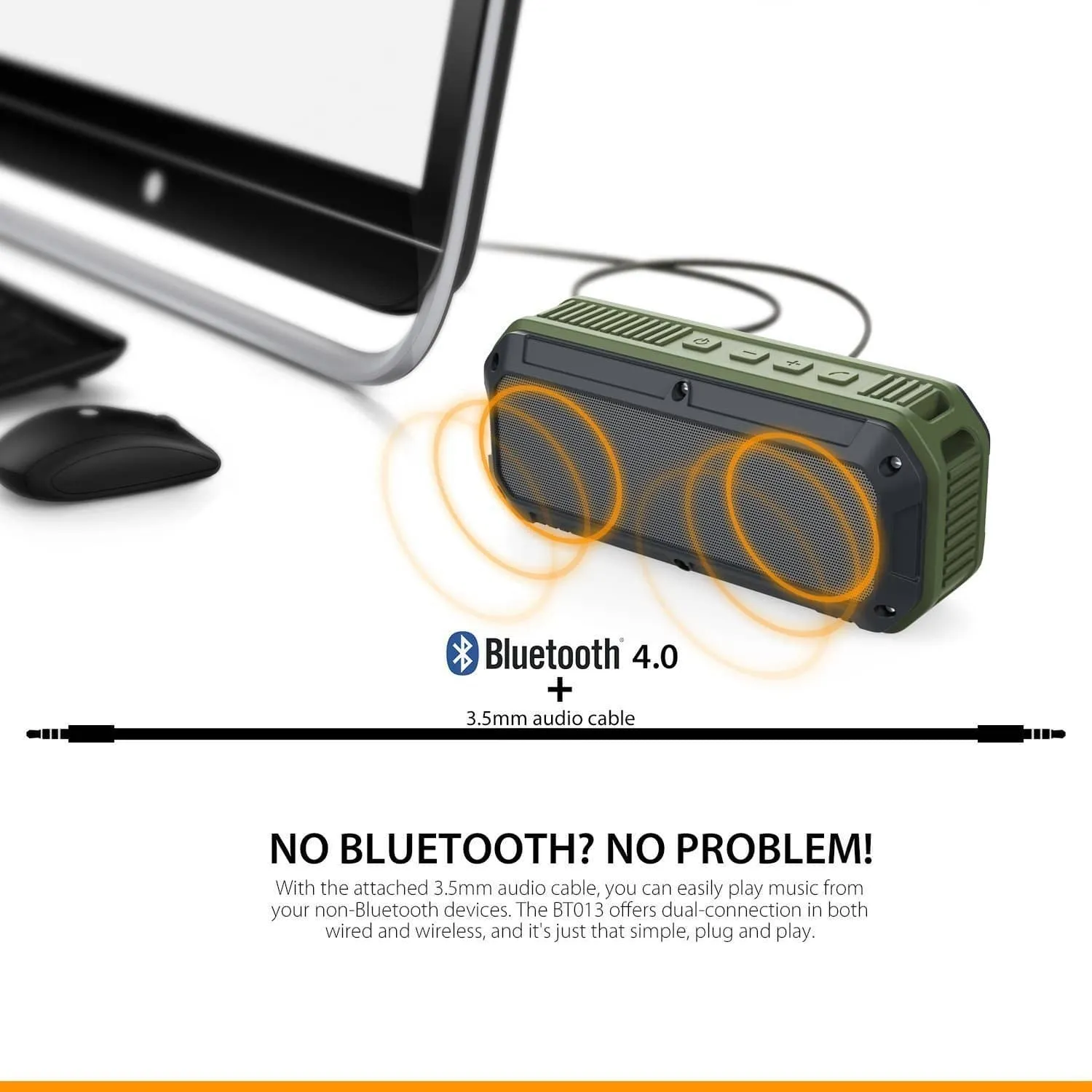 SK-M8 IP64 Outdoor Waterproof Wireless bluetooth speaker