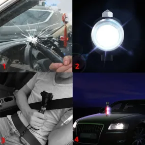 Solar LED Flashlight Multi-Function