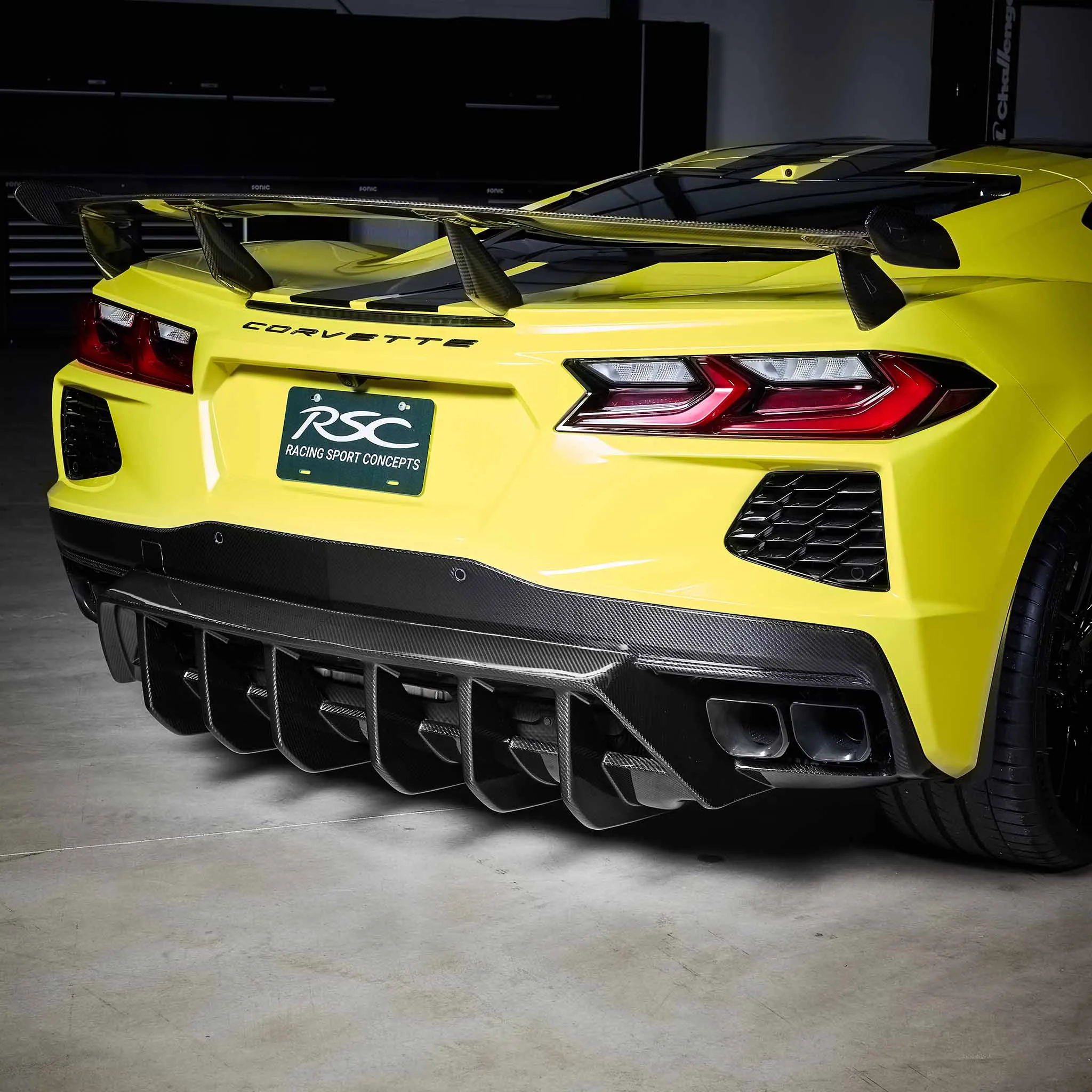 ST Rear Diffuser | Carbon Fiber | Corvette C8 Stingray & E-Ray