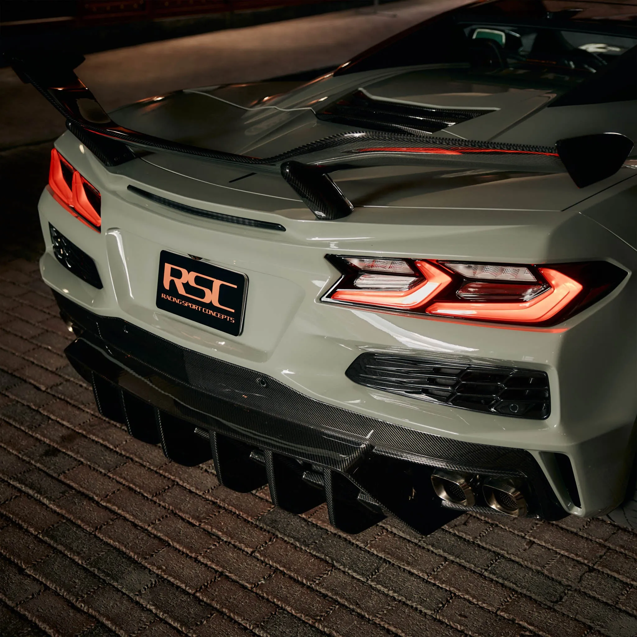 ST Rear Diffuser | Carbon Fiber | Corvette C8 Stingray & E-Ray