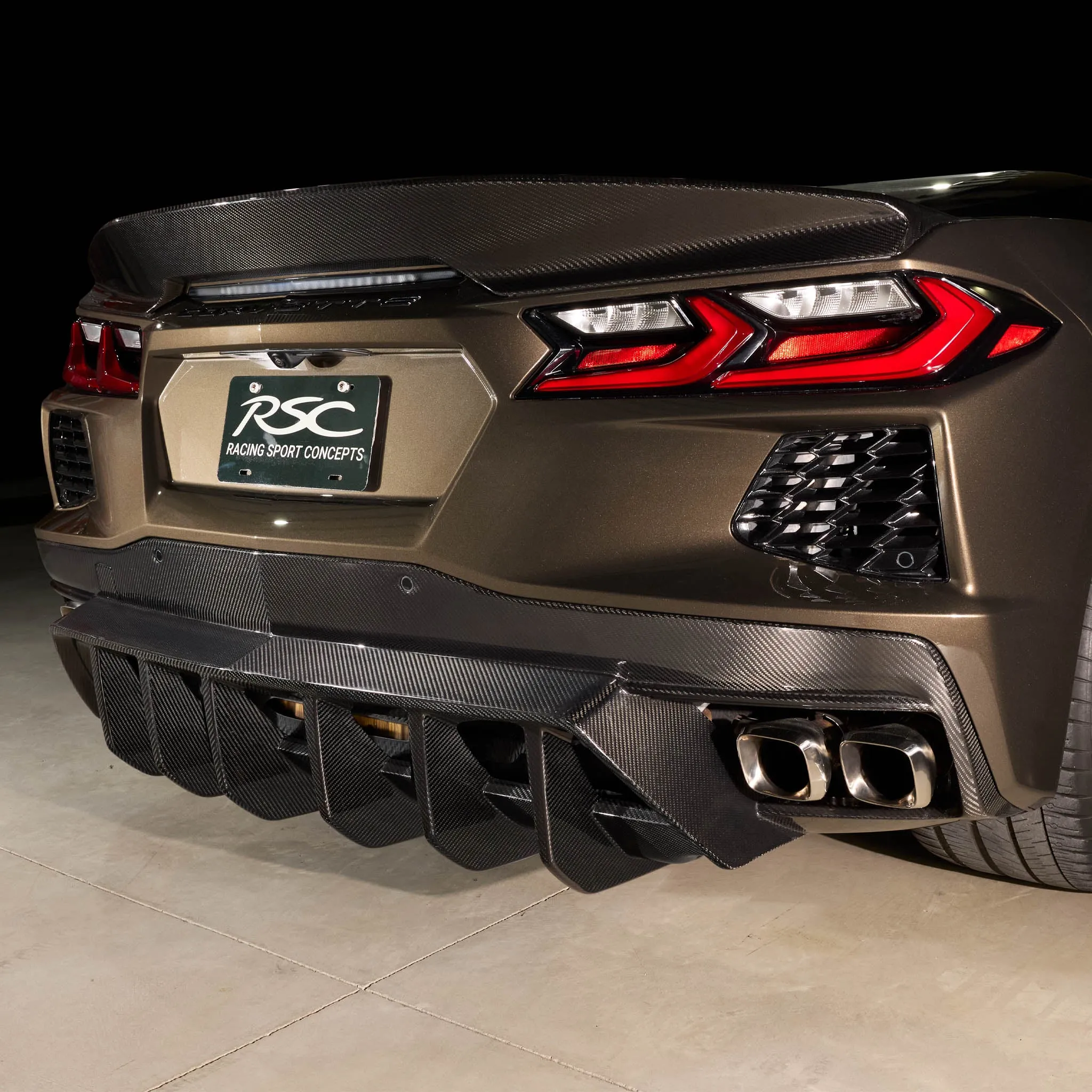 ST Rear Diffuser | Carbon Fiber | Corvette C8 Stingray & E-Ray