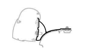 Thule Omnistor 4900 Mounting Kit for T5/T6 for Multivan