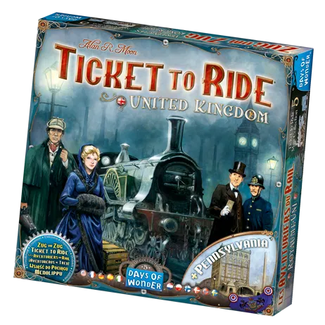 Ticket to Ride Map Collection: UK and Pennsylvania - разширение на настолна игра
