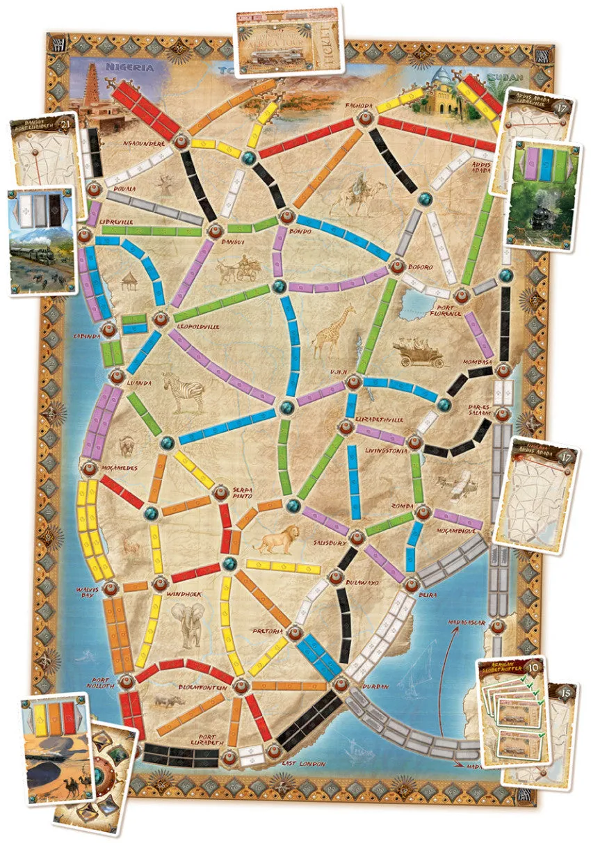 Ticket to Ride: The Heart of Africa - разширение на настолна игра