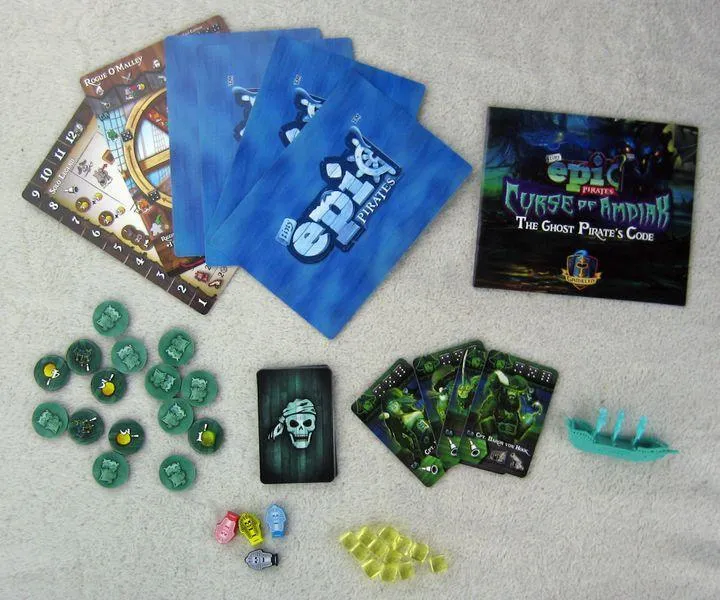 Tiny Epic Pirates Curse of Amdiak
